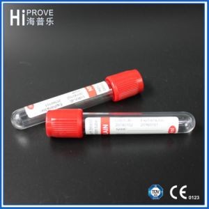 Plain No Additive Vacuum Blood Collection Tube with Red Cap